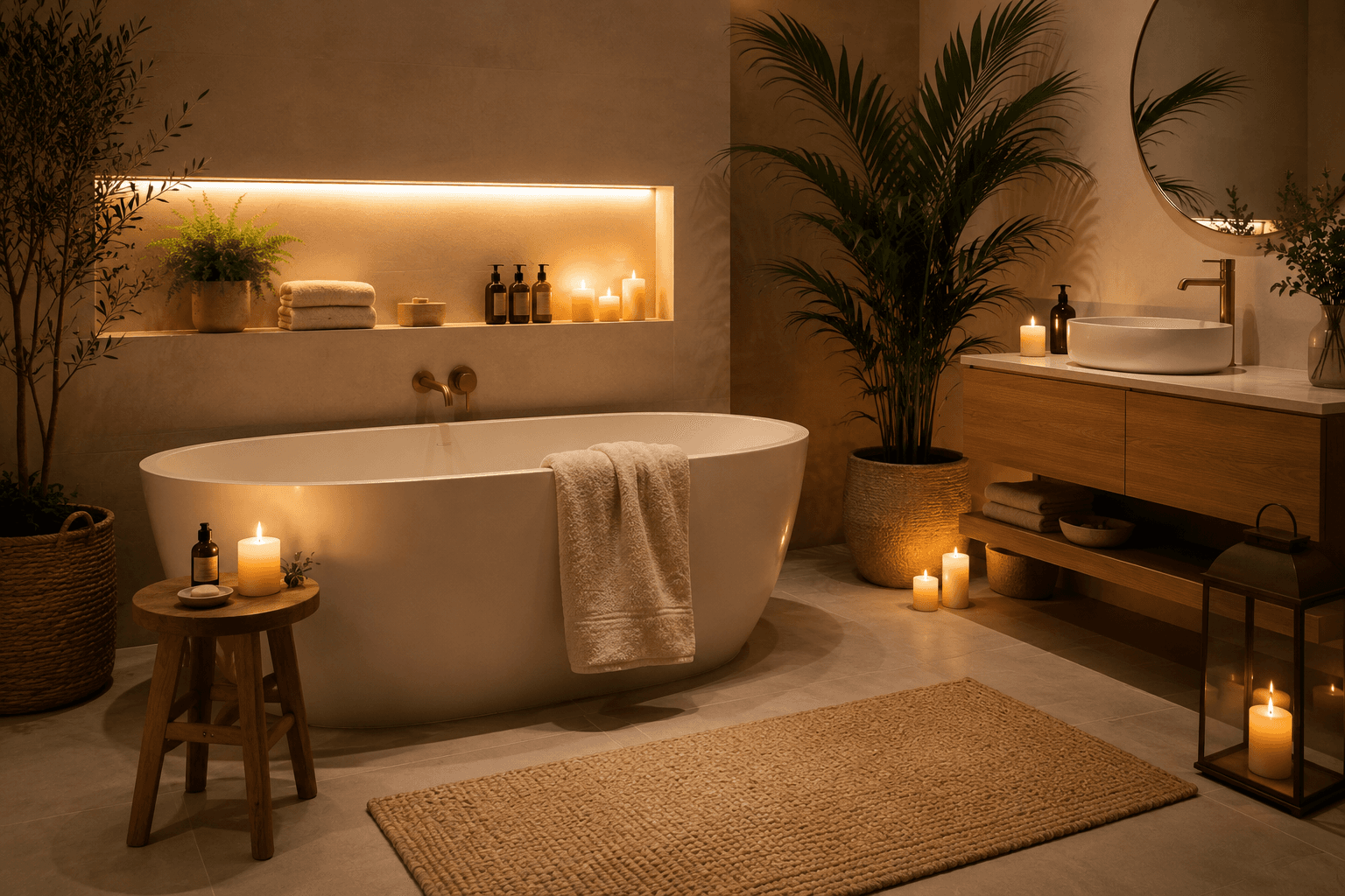 Cozy bathroom